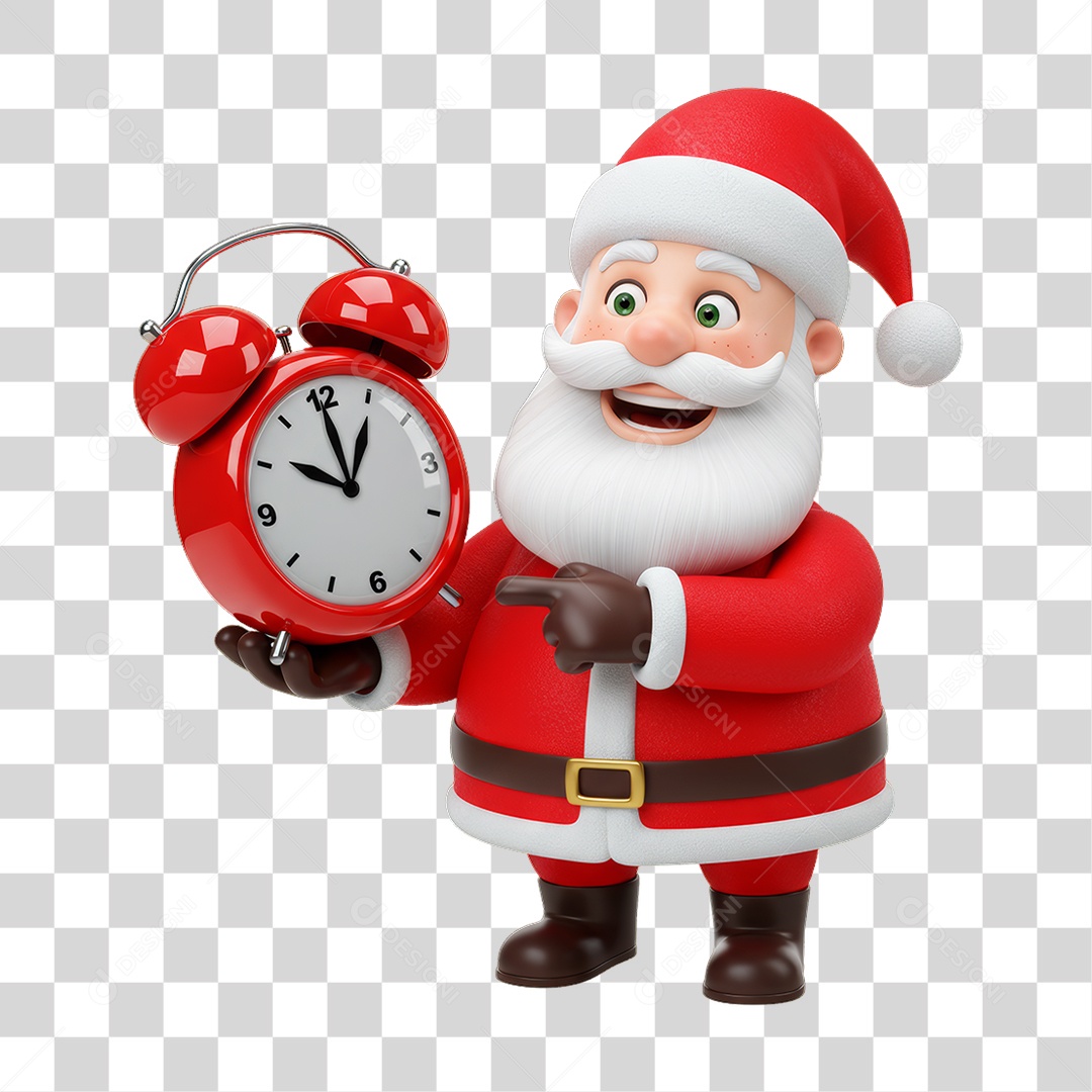 Boneco Papai Noel Natal PNG Transparente