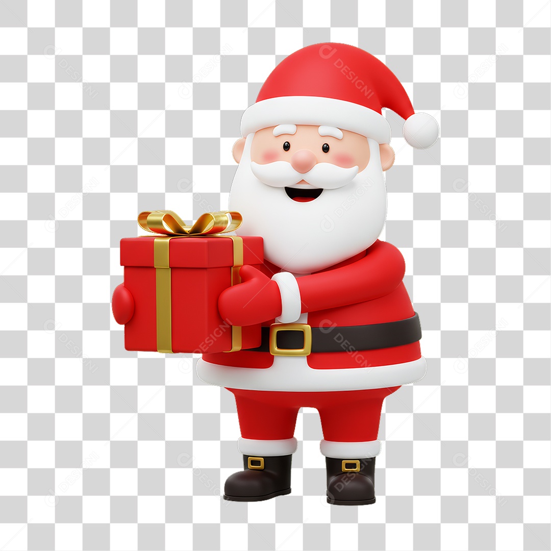 Boneco Papai Noel Natal PNG Transparente