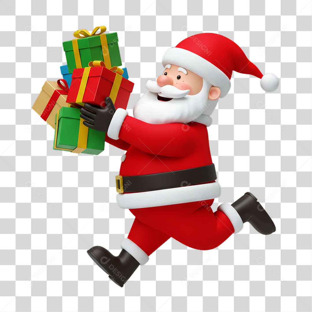 Boneco Papai Noel Natal PNG Transparente