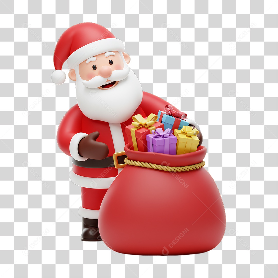 Boneco Papai Noel Natal PNG Transparente