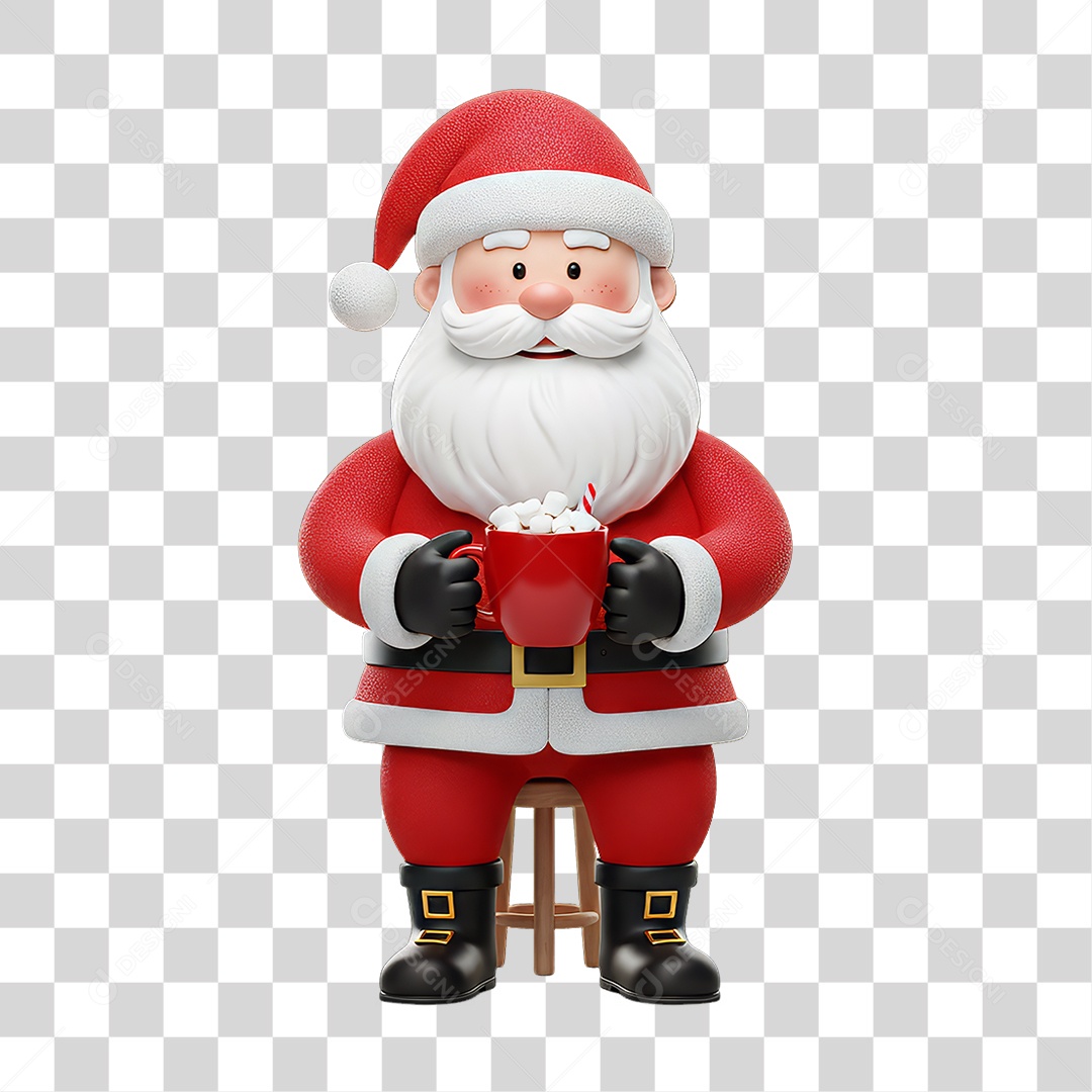 Boneco Papai Noel Natal PNG Transparente