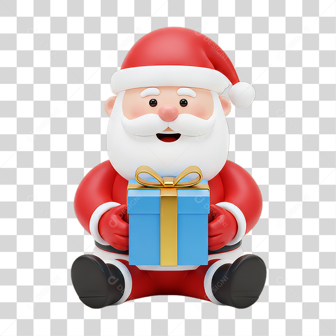 Boneco Papai Noel Natal PNG Transparente