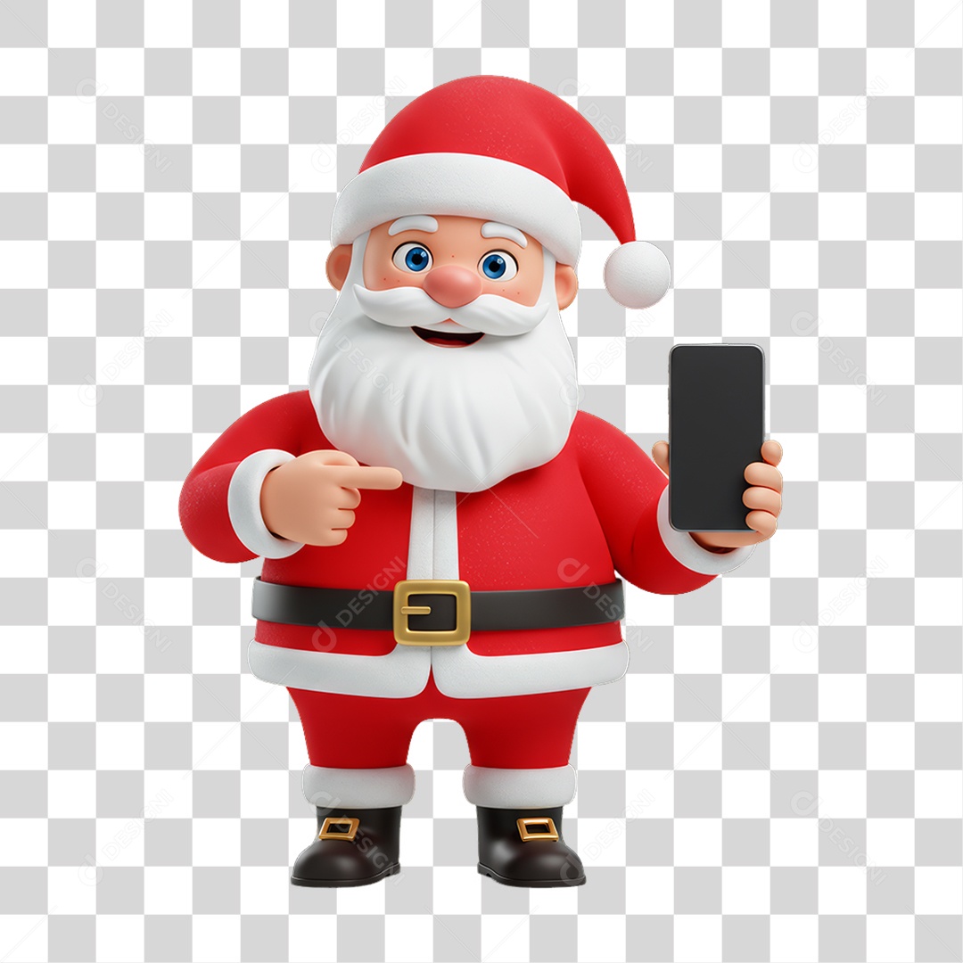 Boneco Papai Noel Natal PNG Transparente