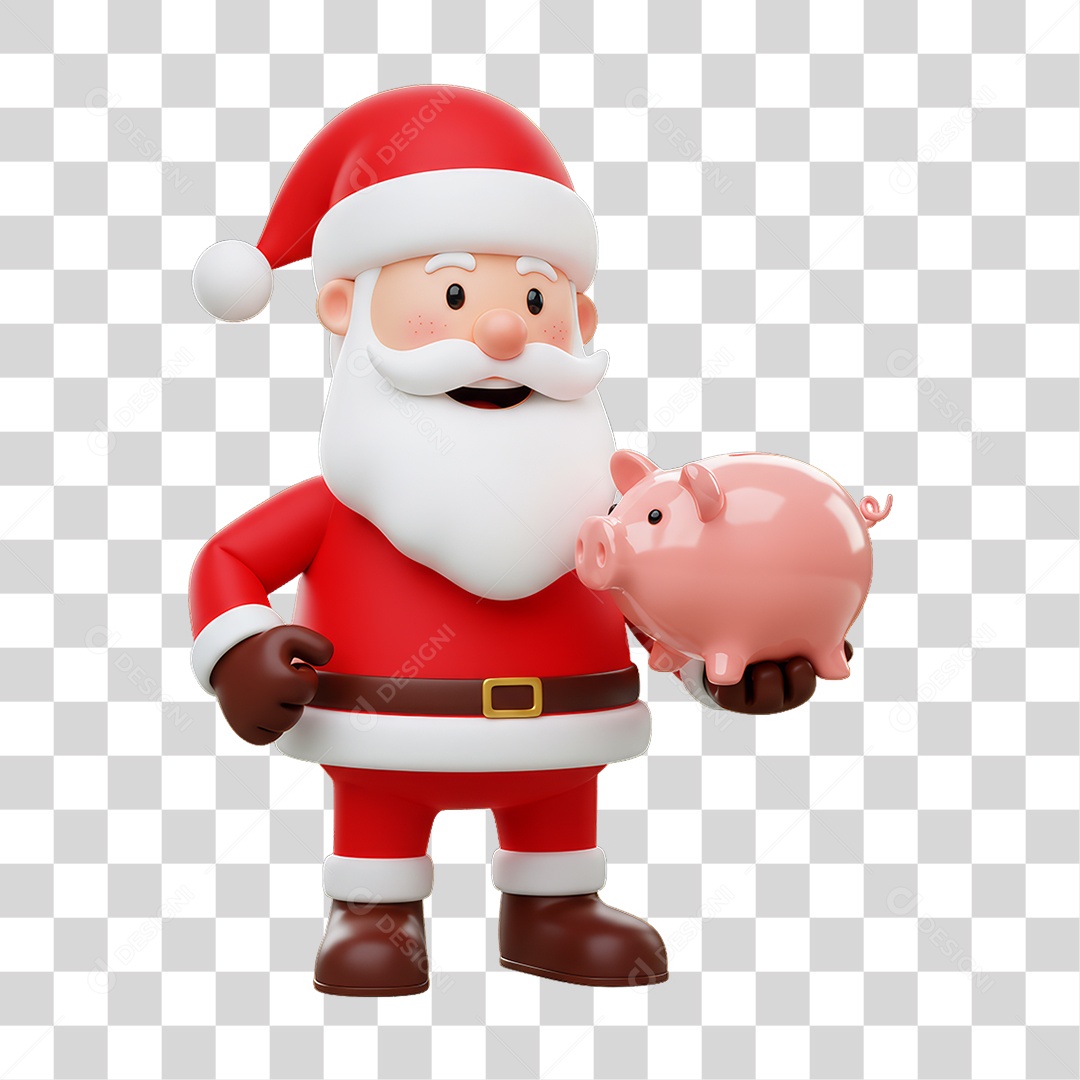 Boneco Papai Noel Natal PNG Transparente