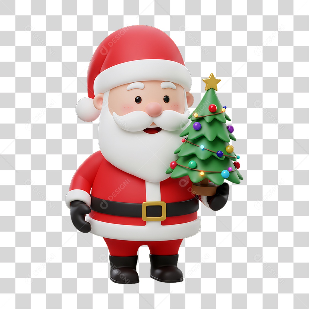 Boneco Papai Noel Natal PNG Transparente