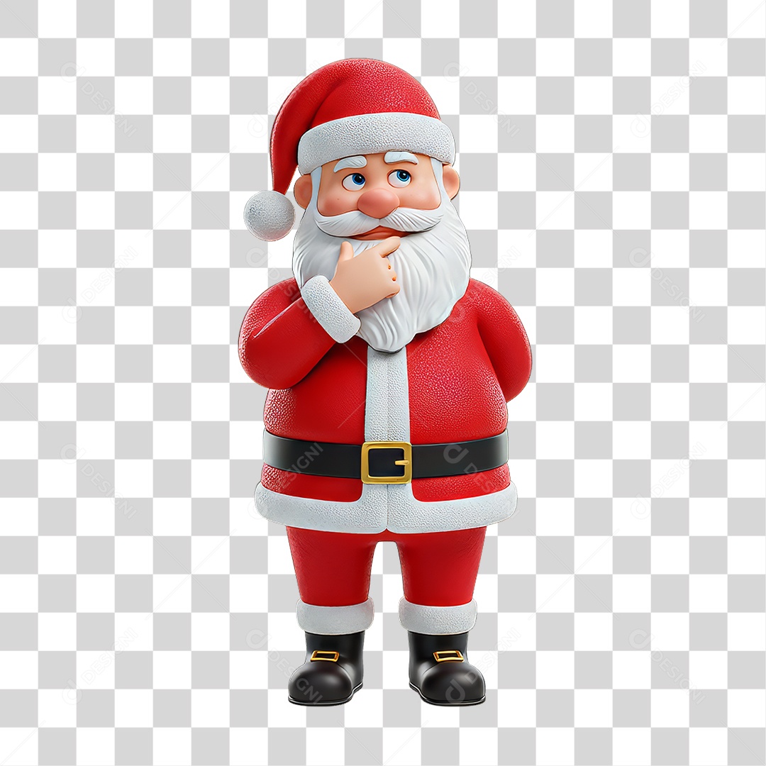 Boneco Papai Noel Natal PNG Transparente