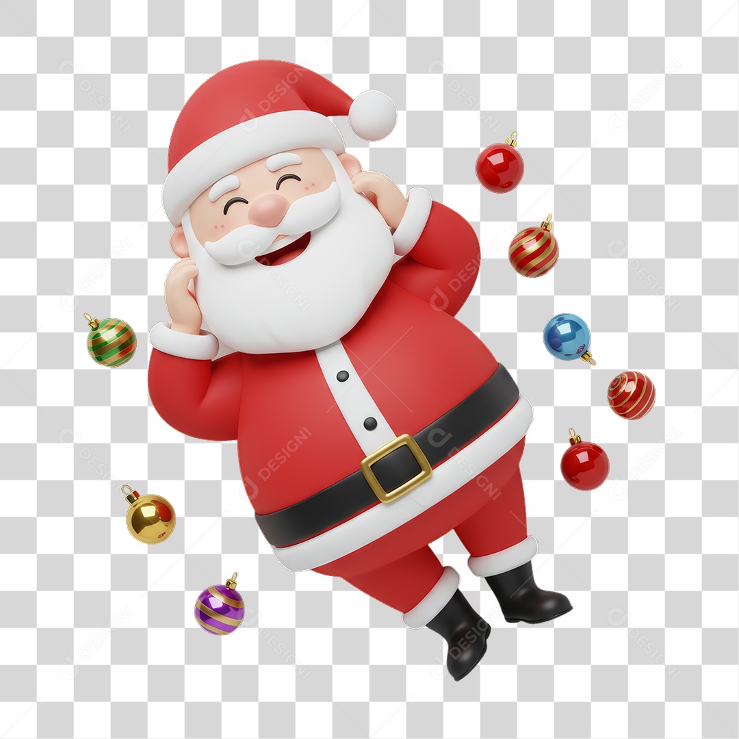 Boneco Papai Noel Natal PNG Transparente