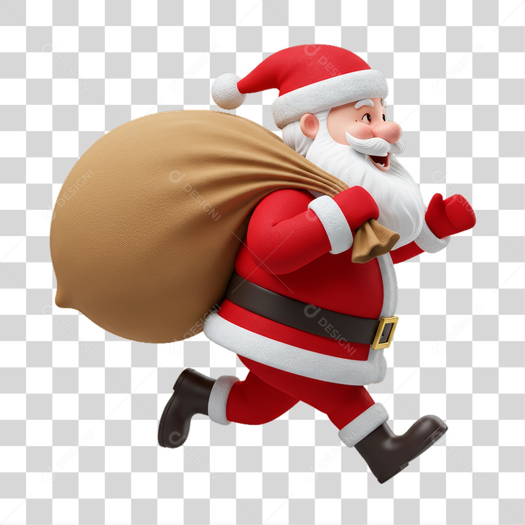 Boneco Papai Noel Natal PNG Transparente