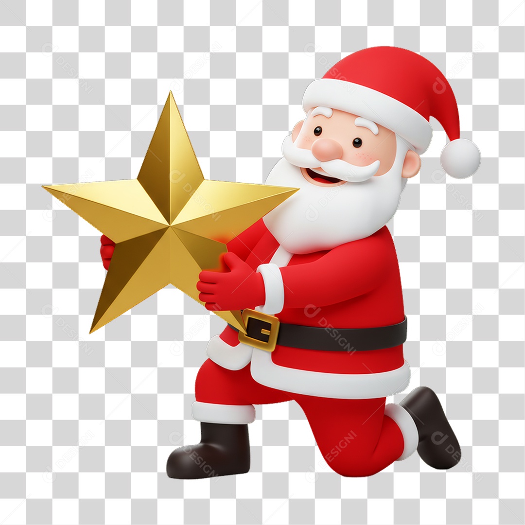 Boneco Papai Noel Natal PNG Transparente