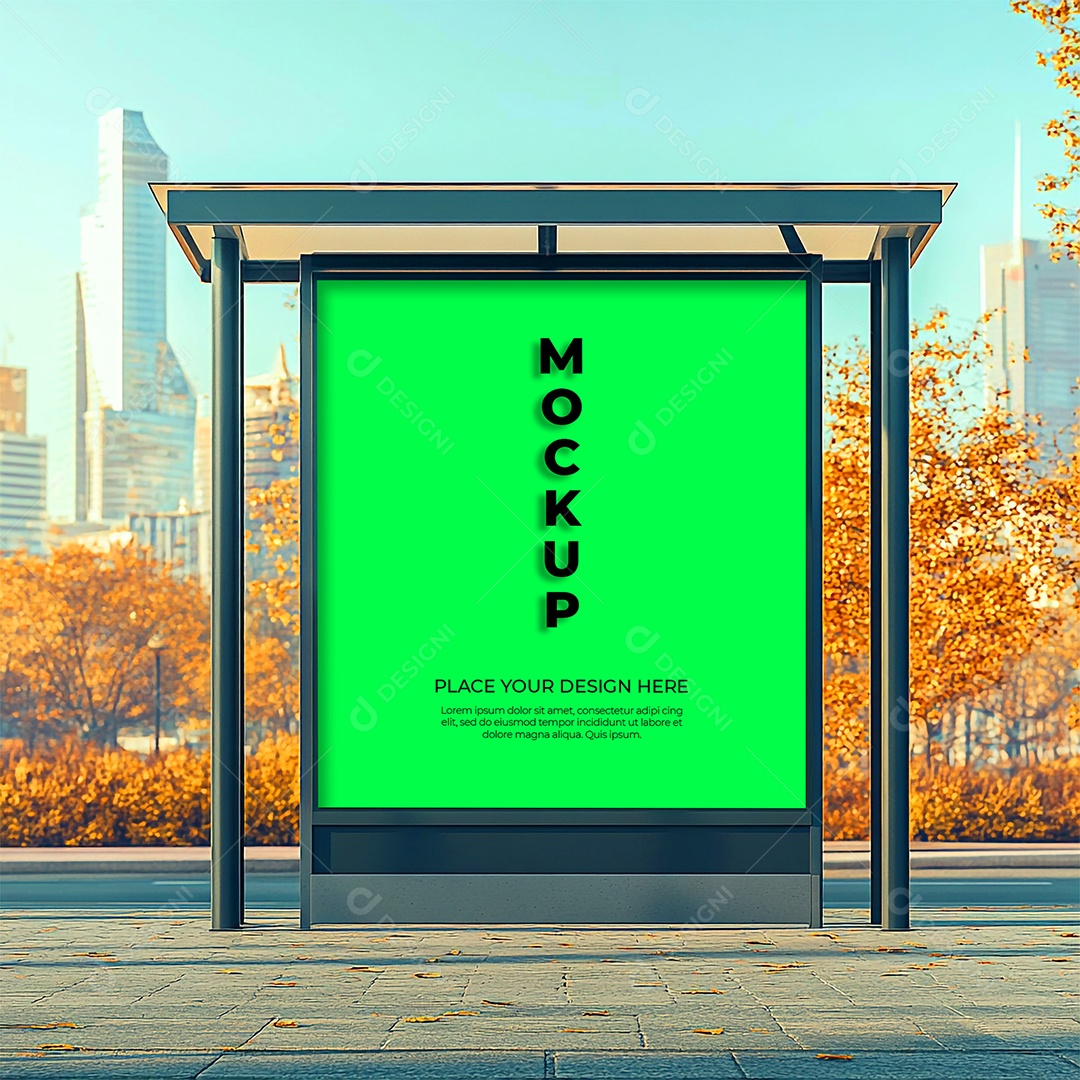 Anúncio Publicitário Mockup PSD Editável