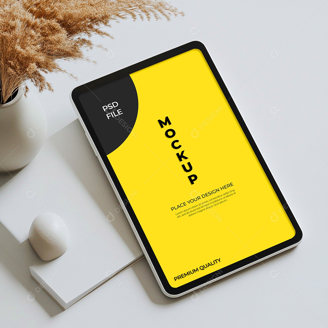 Tablet Mockup PSD Editável