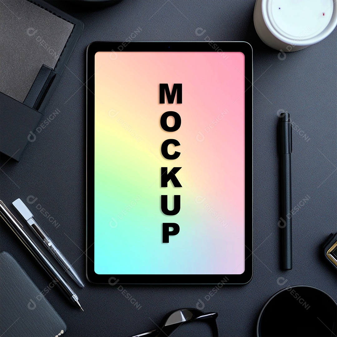 Tablet Mockup PSD Editável