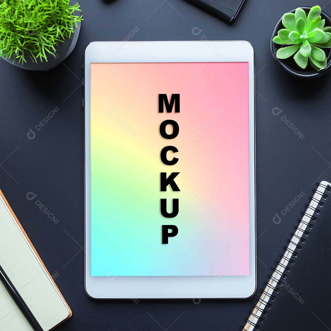 Tablet Mockup PSD Editável