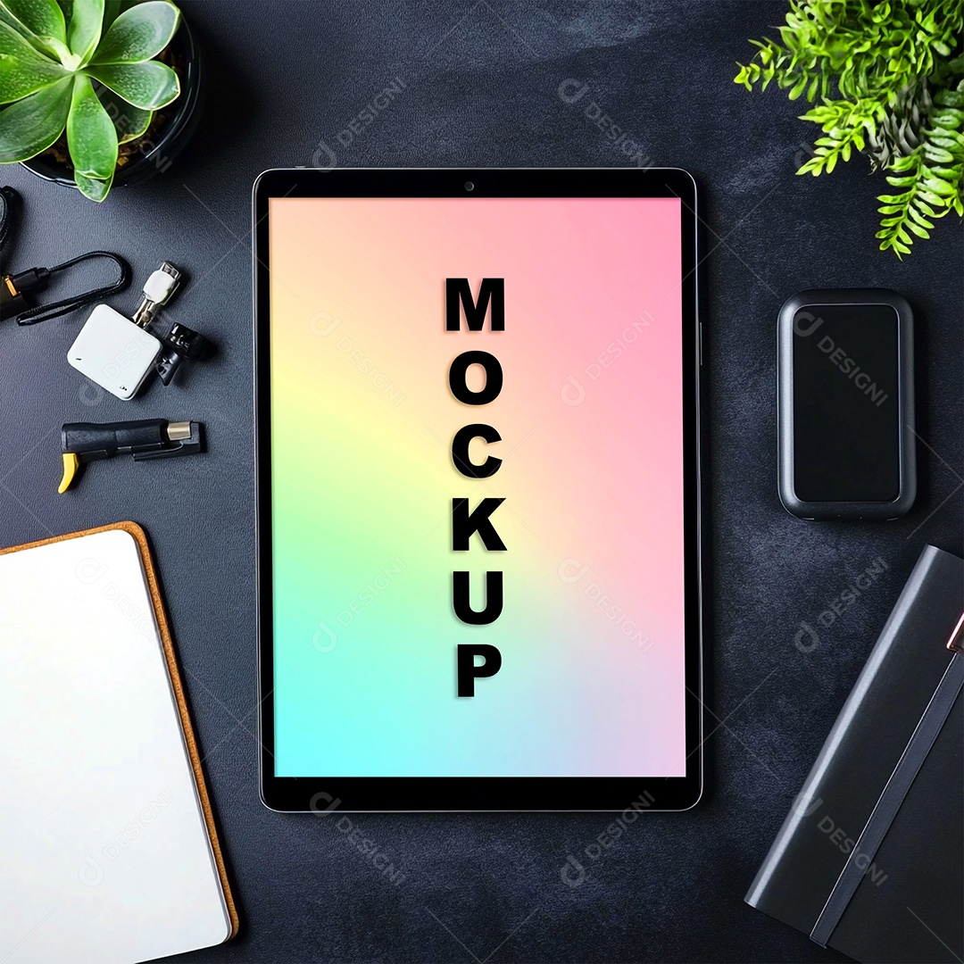 Tablet Mockup PSD Editável