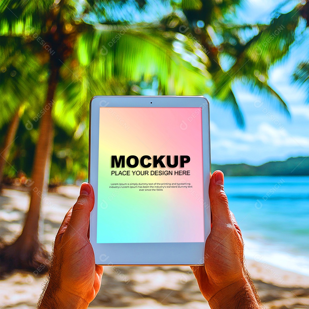 Tablet Mockup PSD Editável