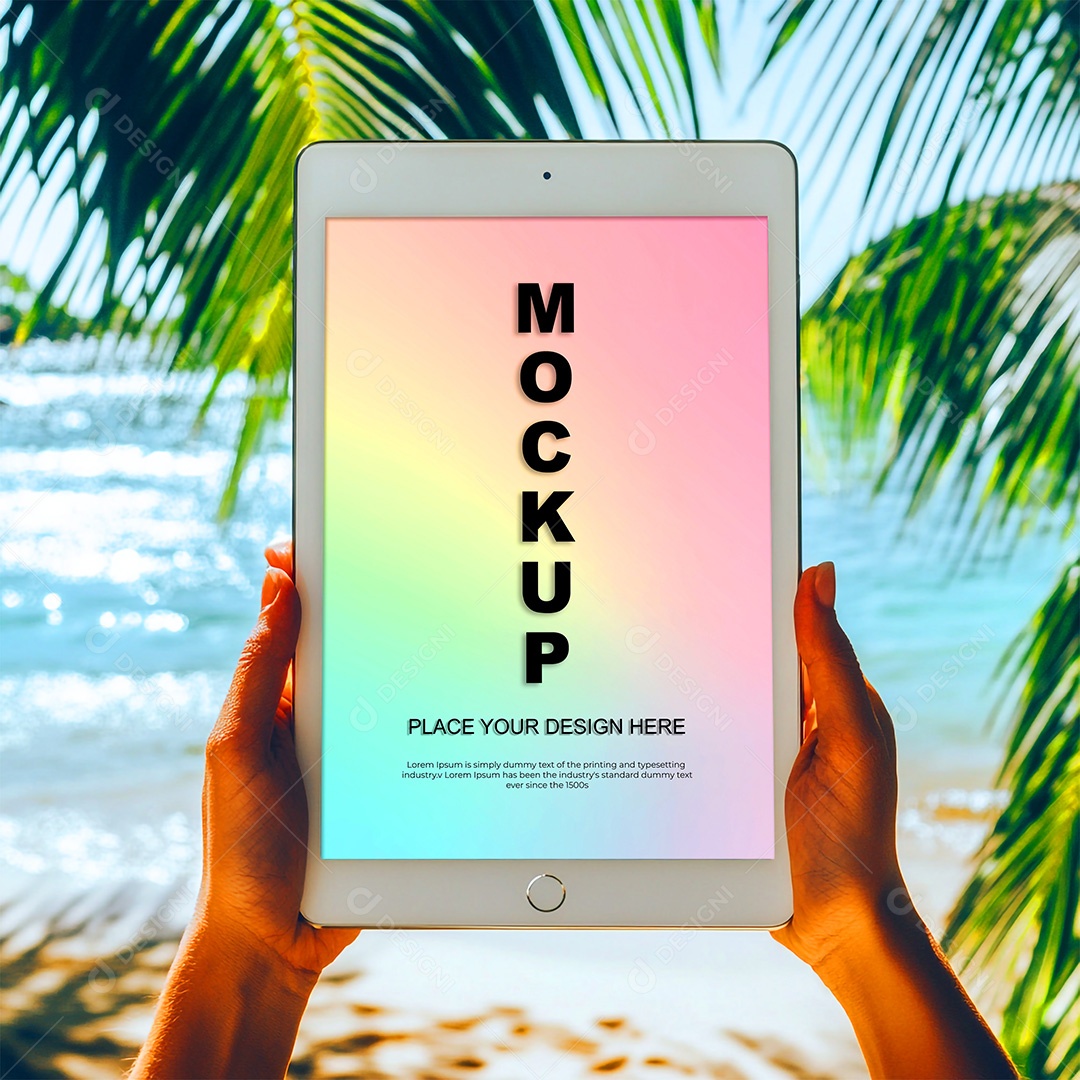 Tablet Mockup PSD Editável