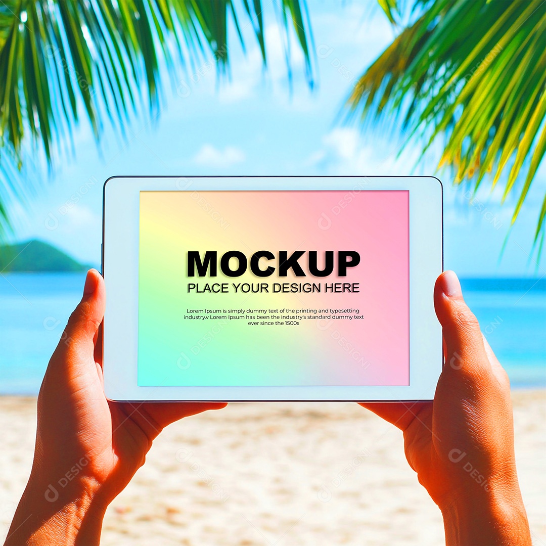 Tablet Mockup PSD Editável