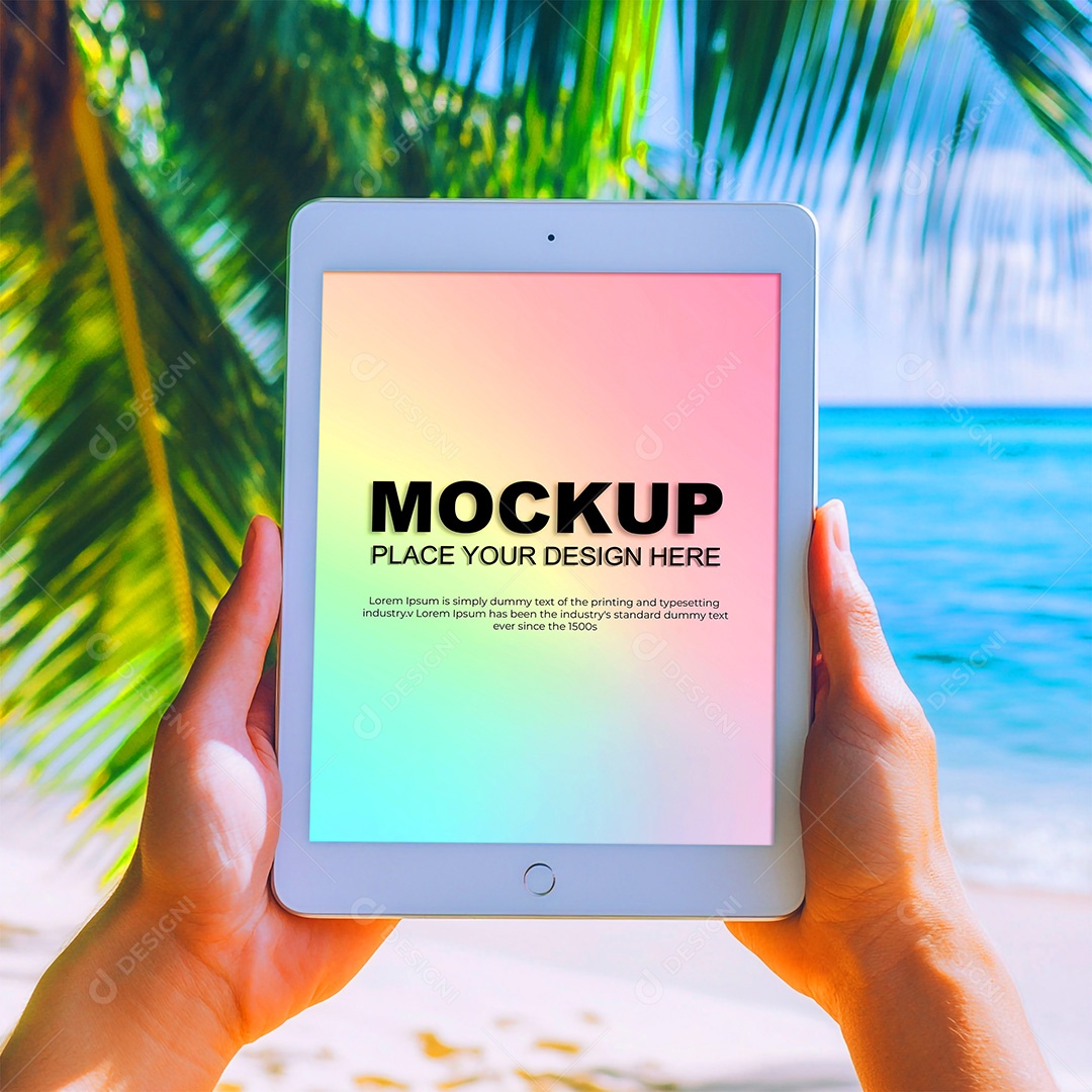 Tablet Mockup PSD Editável