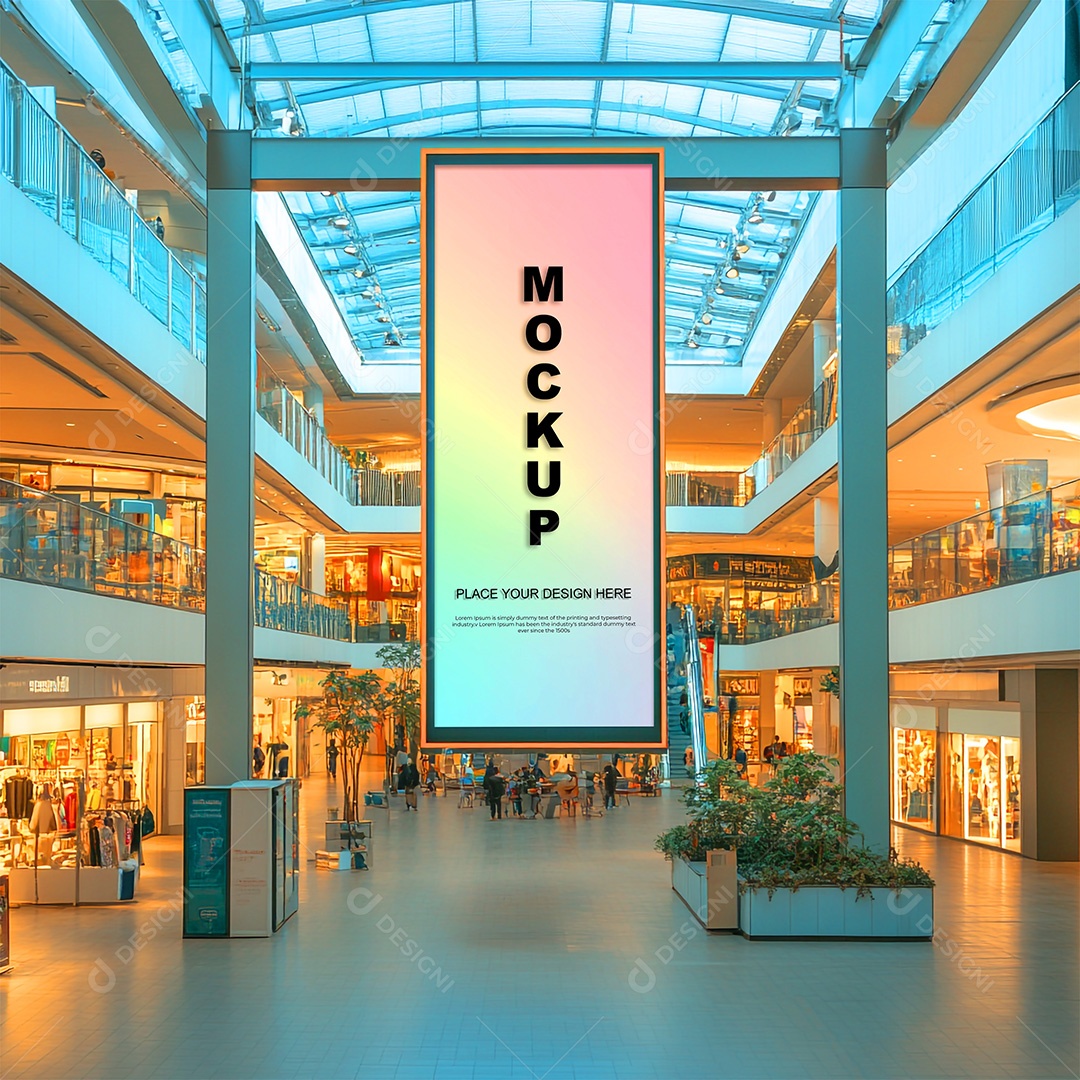 Mockup Anúncio Publicitário PSD Editável