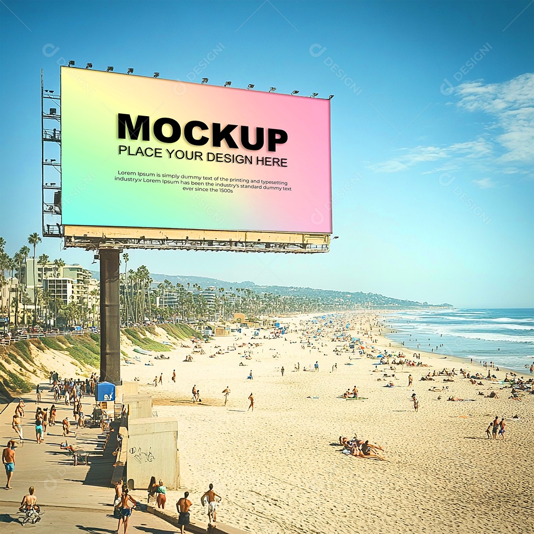 Mockup Anúncio Publicitário PSD Editável