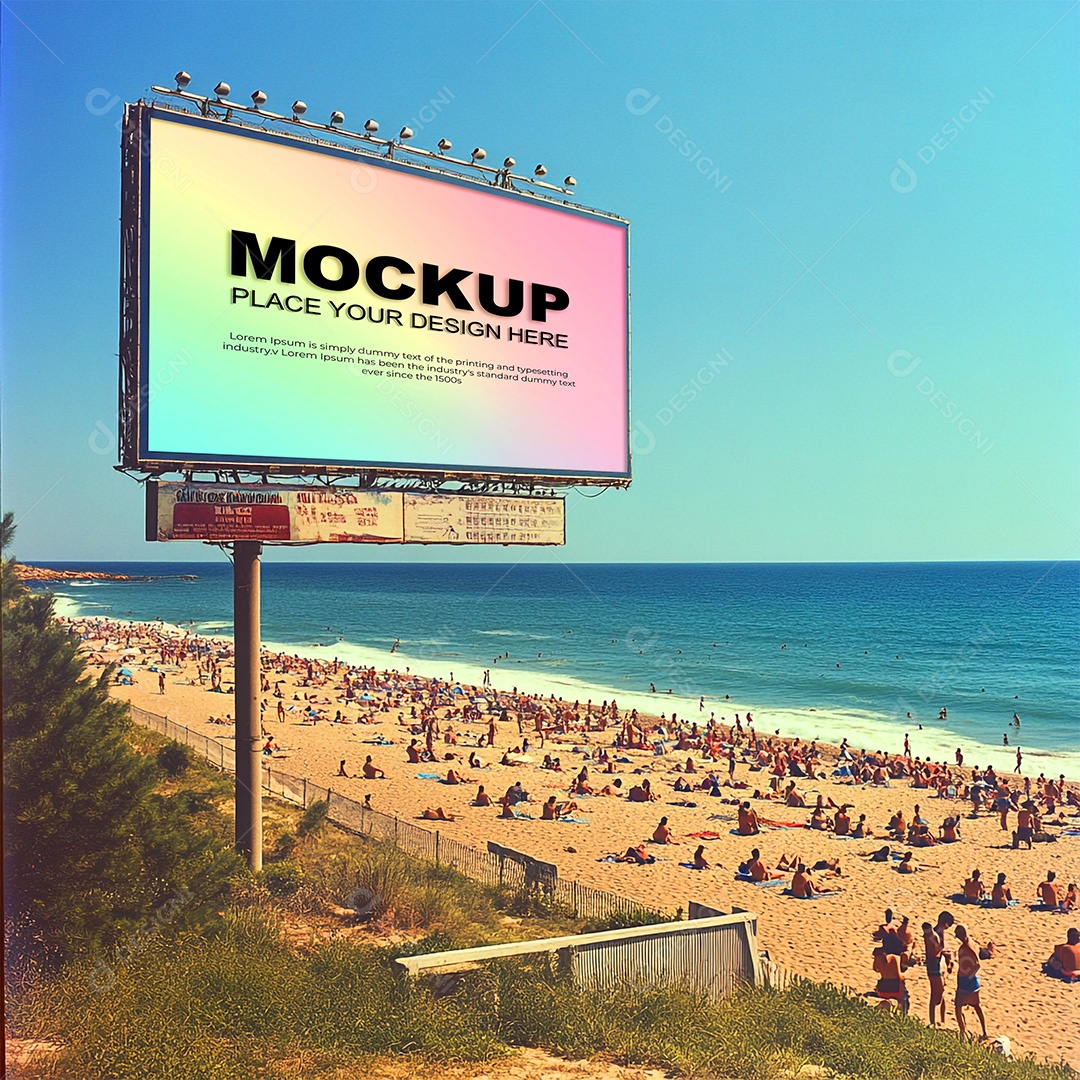 Mockup Anúncio Publicitário PSD Editável