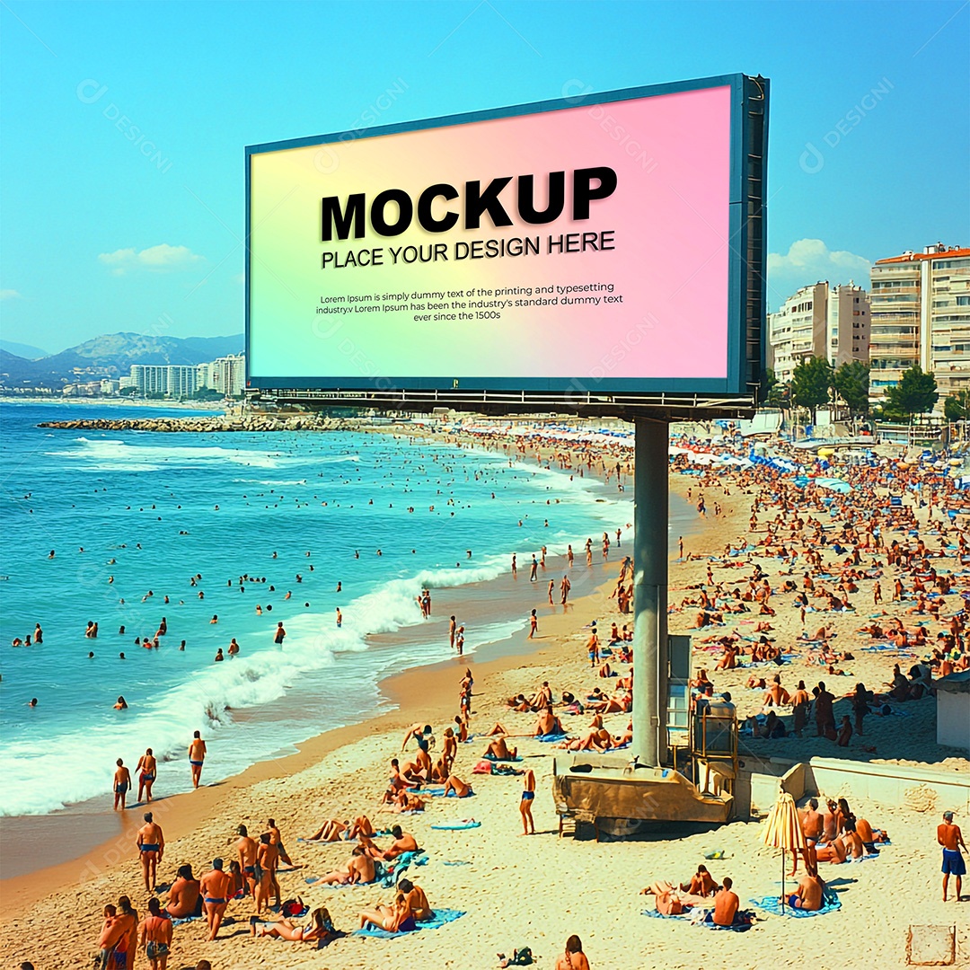 Mockup Anúncio Publicitário PSD Editável