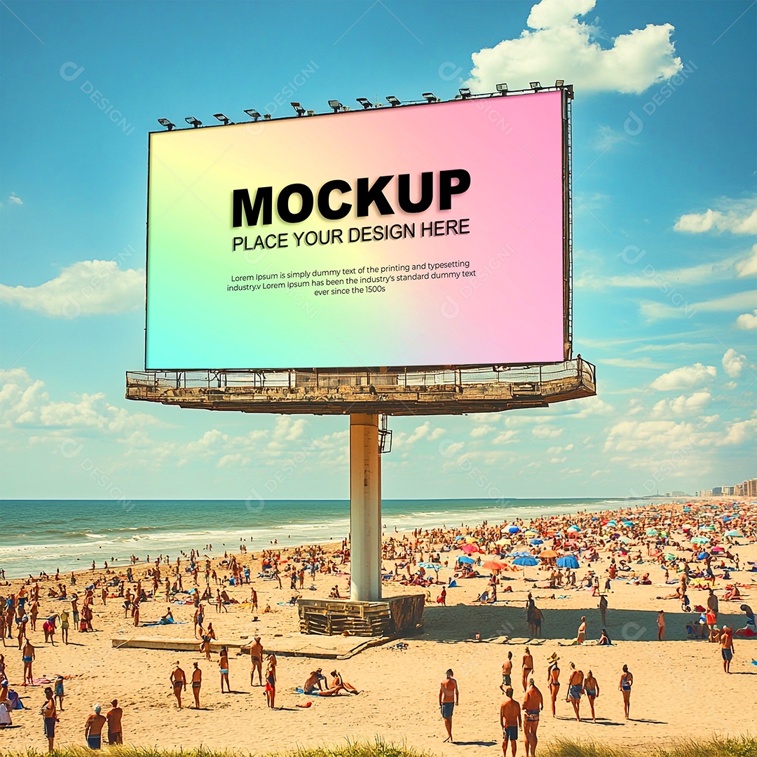 Mockup Anúncio Publicitário PSD Editável