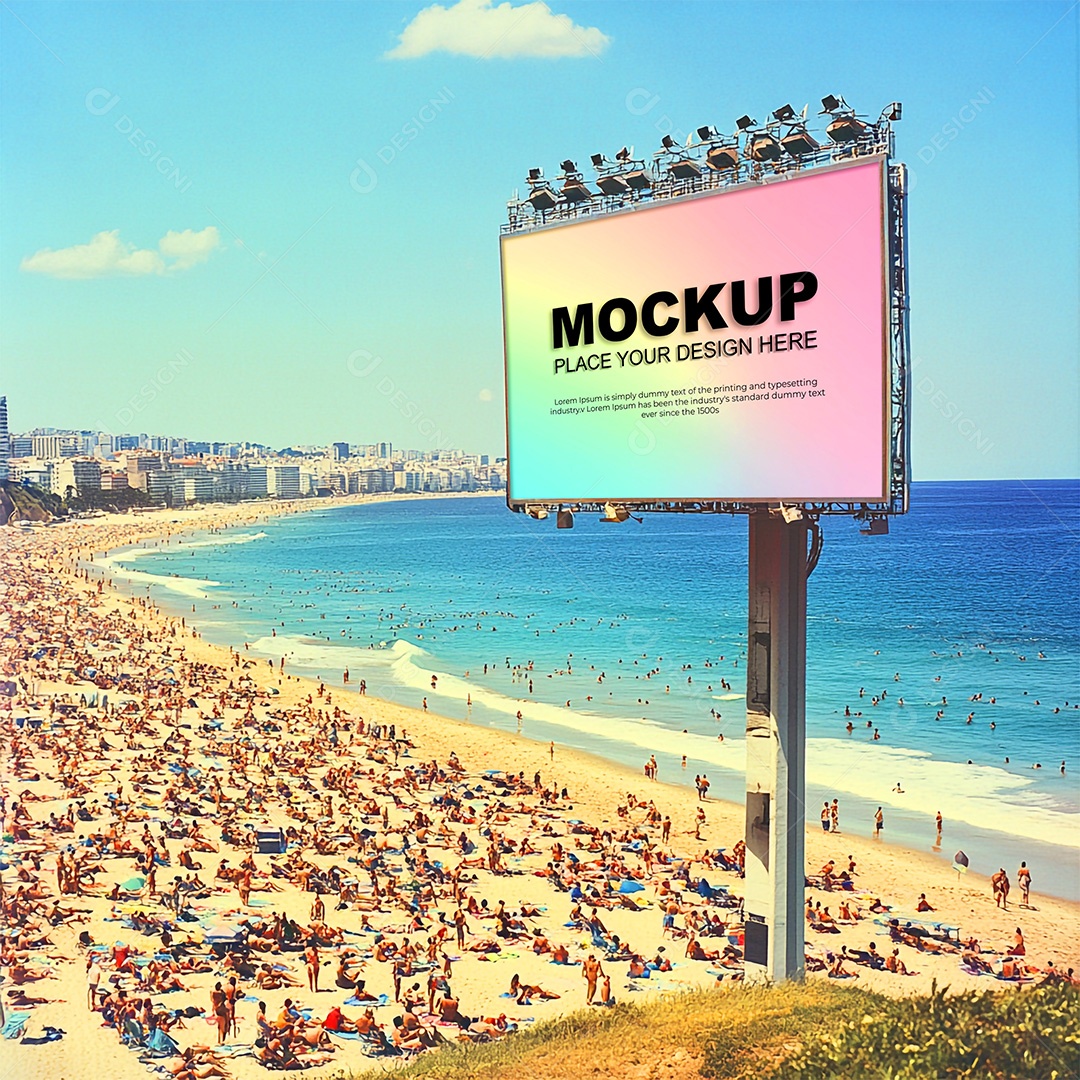 Mockup Anúncio Publicitário PSD Editável