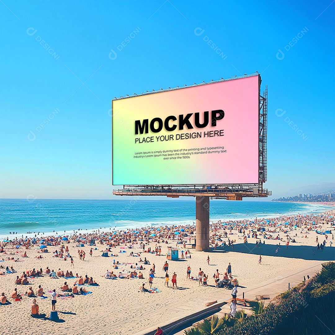 Mockup Anúncio Publicitário PSD Editável