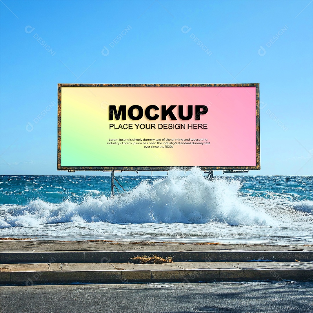Mockup Anúncio Publicitário PSD Editável