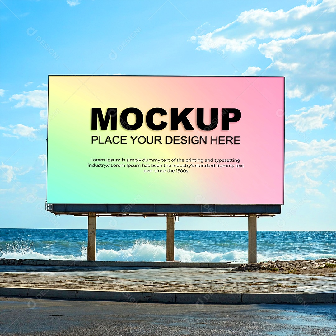 Mockup Anúncio Publicitário PSD Editável