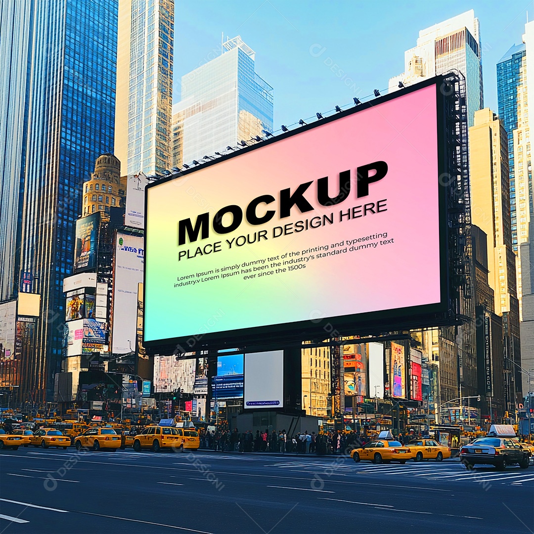 Mockup Anúncio Publicitário PSD Editável