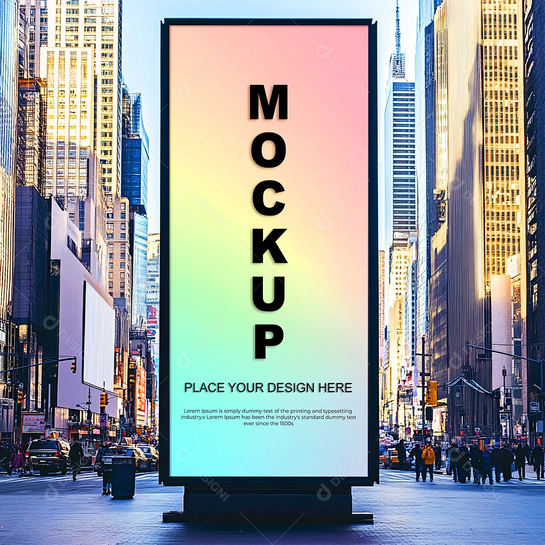 Mockup Anúncio Publicitário PSD Editável