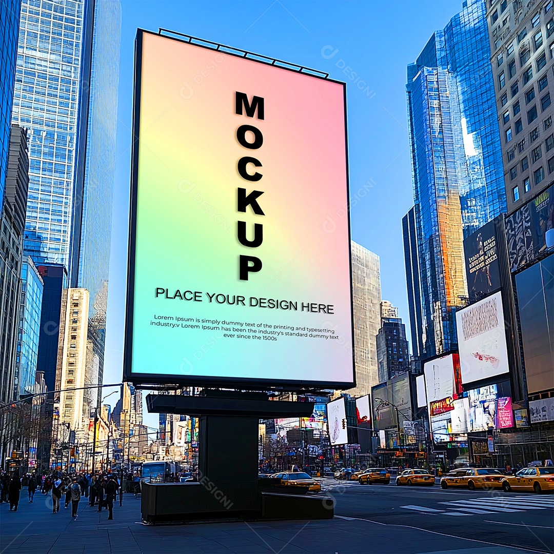 Mockup Anúncio Publicitário PSD Editável