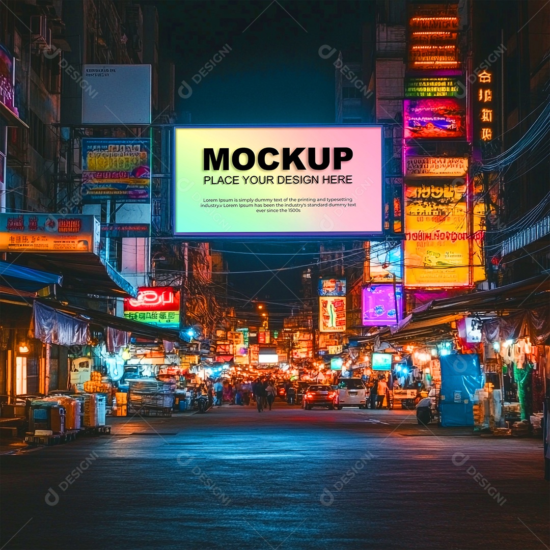 Mockup Anúncio Publicitário PSD Editável