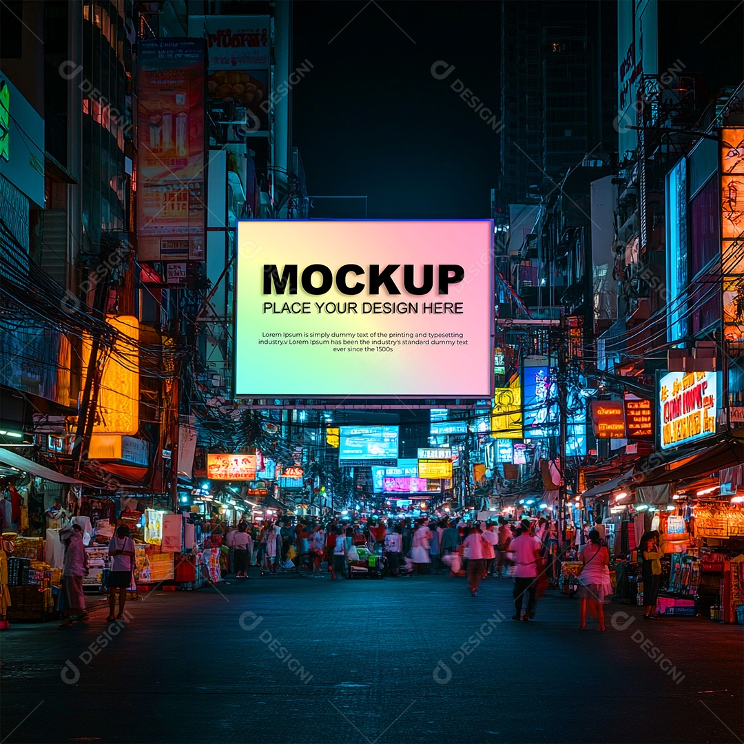 Mockup Anúncio Publicitário PSD Editável