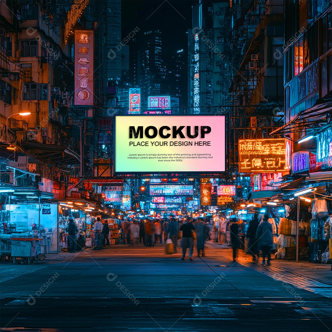 Mockup Anúncio Publicitário PSD Editável