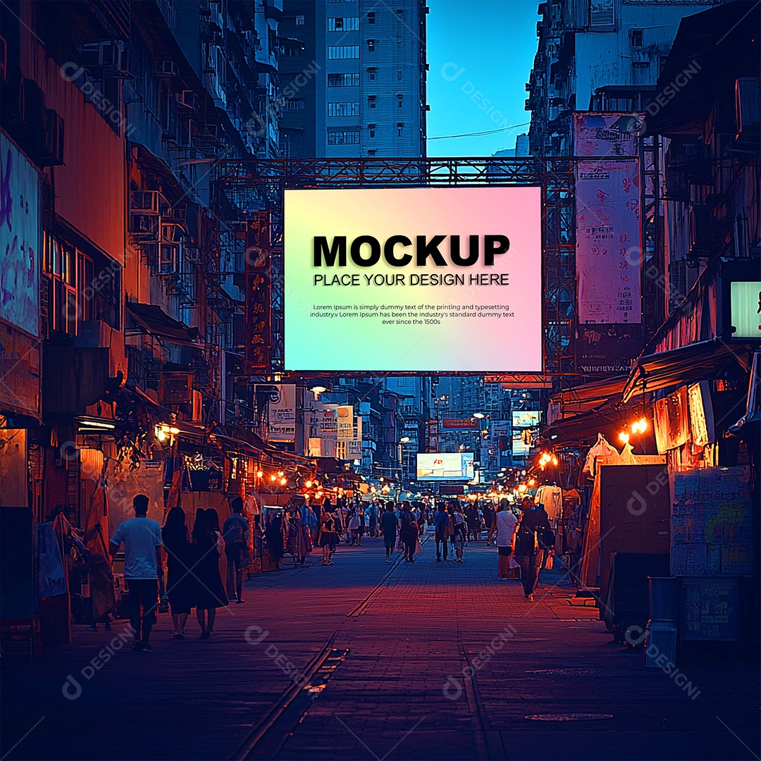 Mockup Anúncio Publicitário PSD Editável