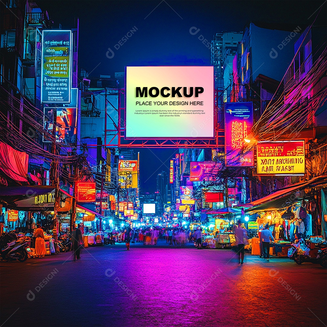 Mockup Anúncio Publicitário PSD Editável