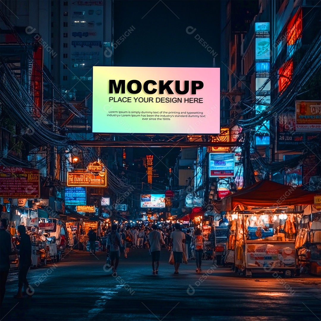 Mockup Anúncio Publicitário PSD Editável