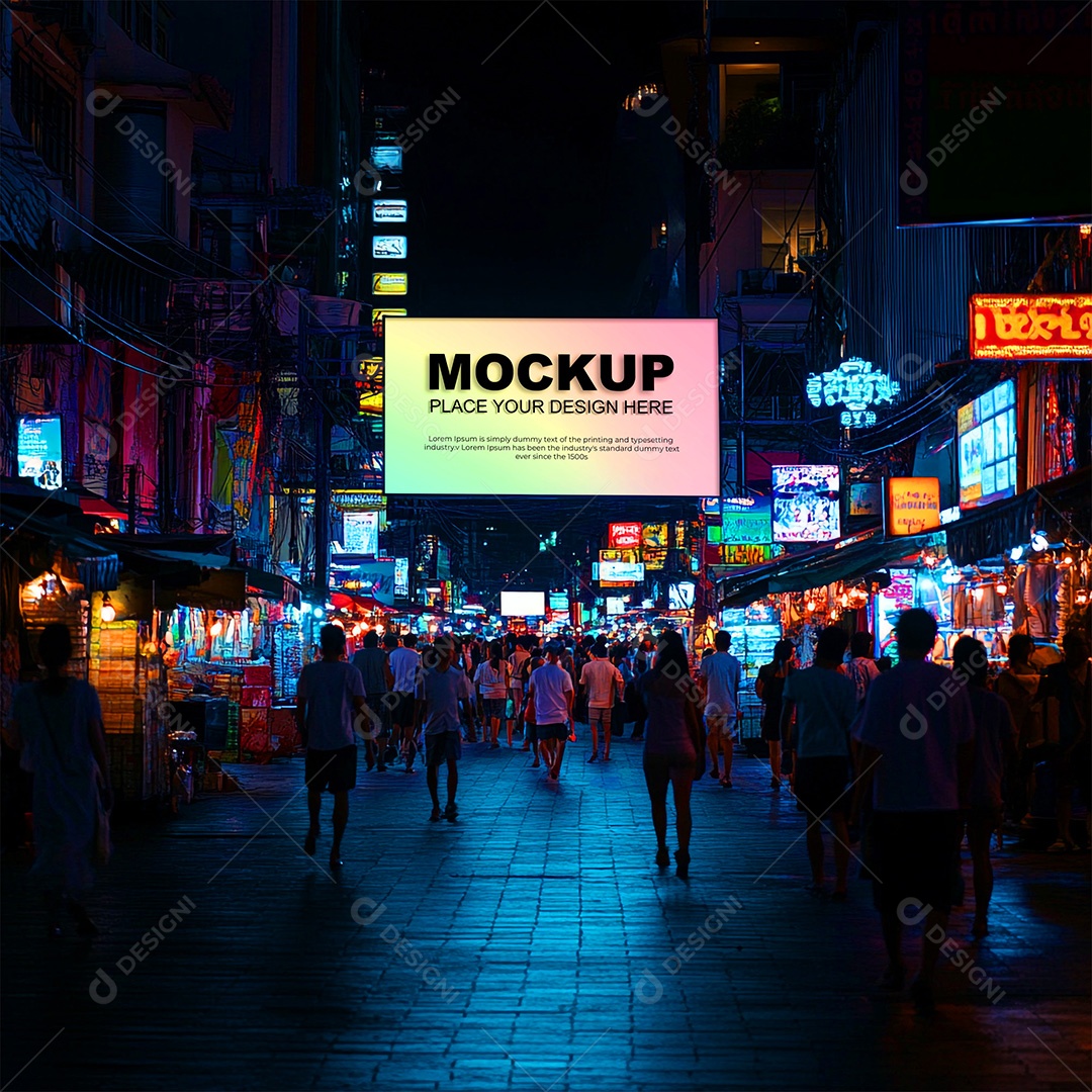 Mockup Anúncio Publicitário PSD Editável