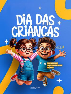 Feliz Dia das Crianças 12 de Outubro Social Media PSD Editável