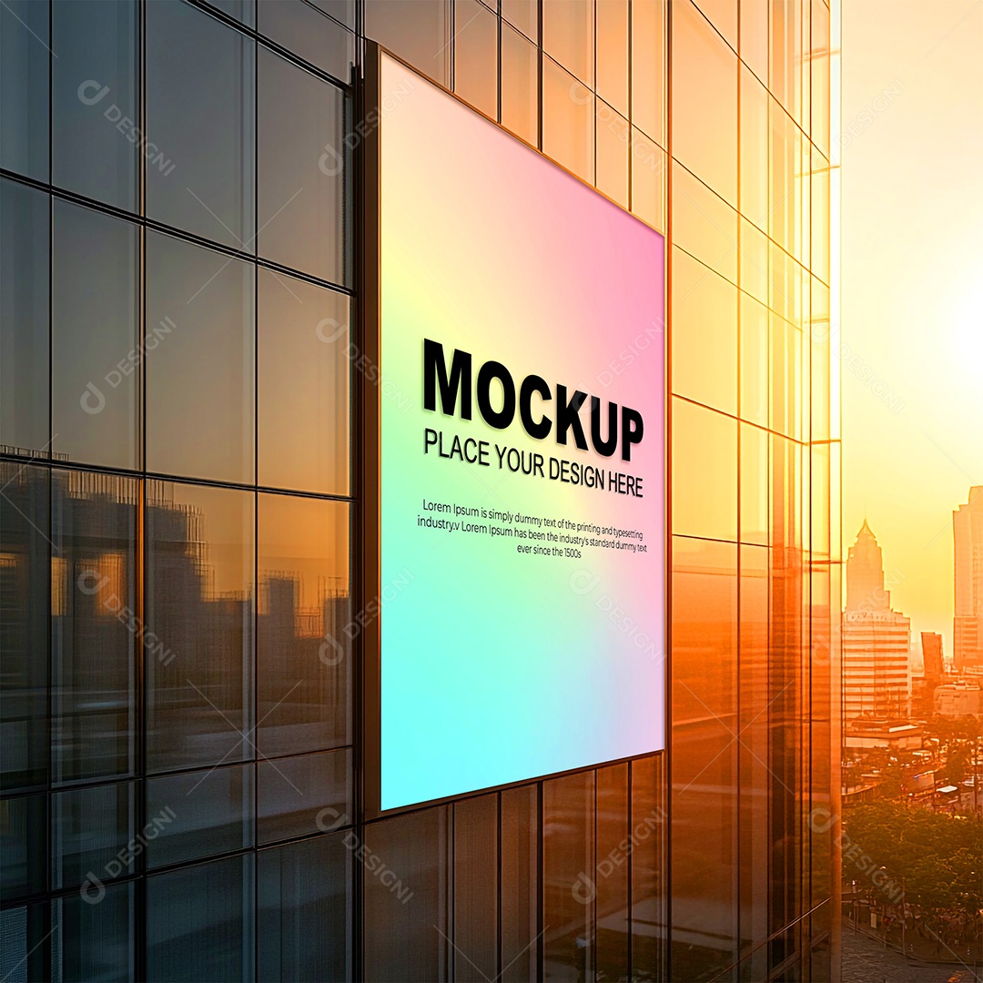 Mockup Anúncio Publicitário PSD Editável