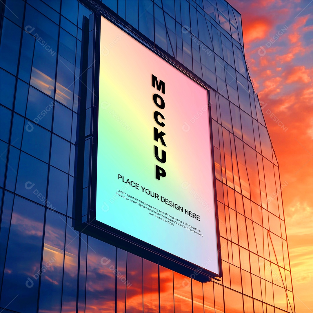 Mockup Anúncio Publicitário PSD Editável