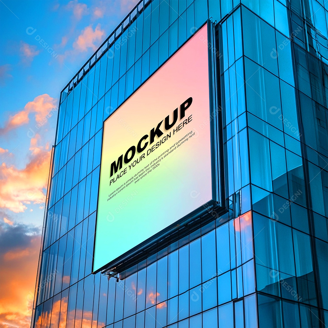 Mockup Anúncio Publicitário PSD Editável