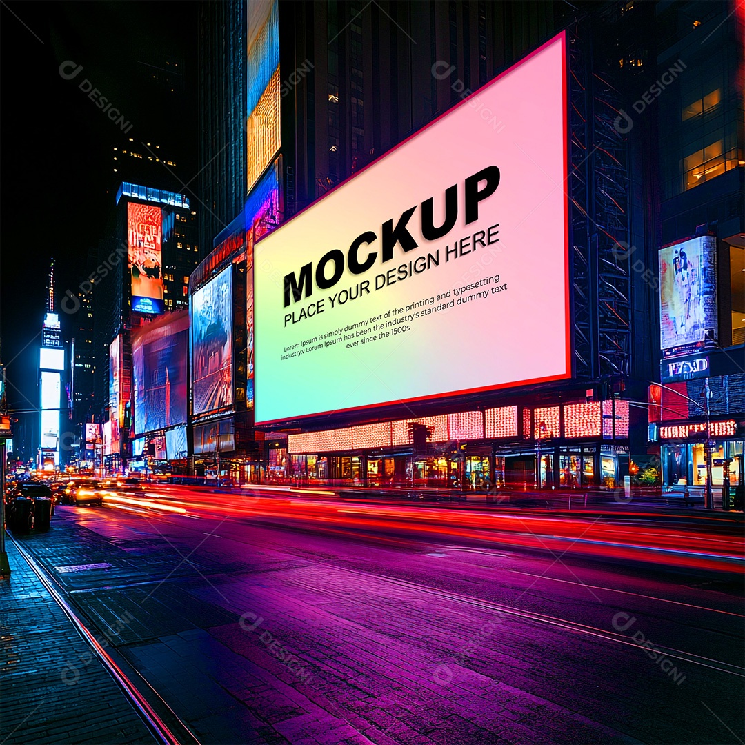 Mockup Anúncio Publicitário PSD Editável