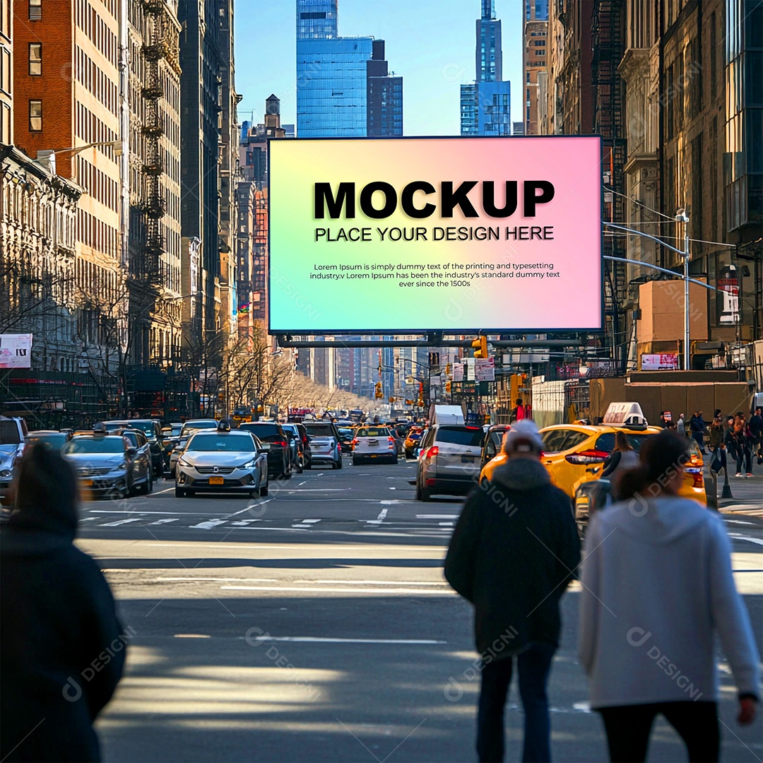 Mockup Anúncio Publicitário PSD Editável