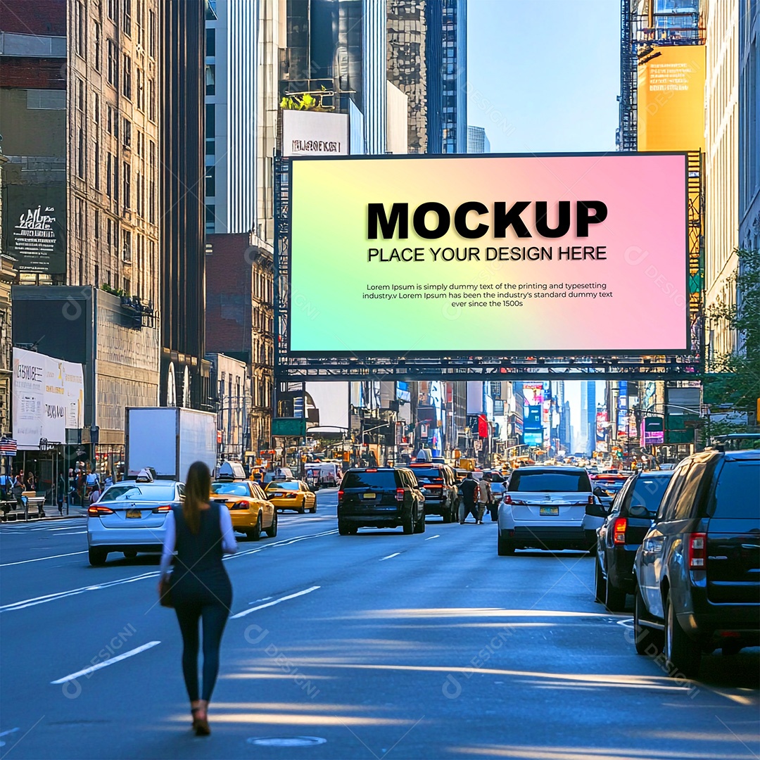 Mockup Anúncio Publicitário PSD Editável