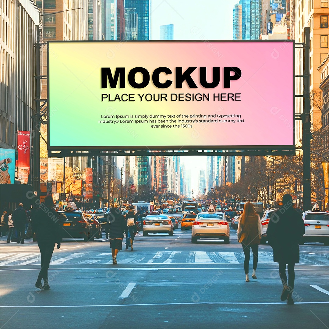 Mockup Anúncio Publicitário PSD Editável