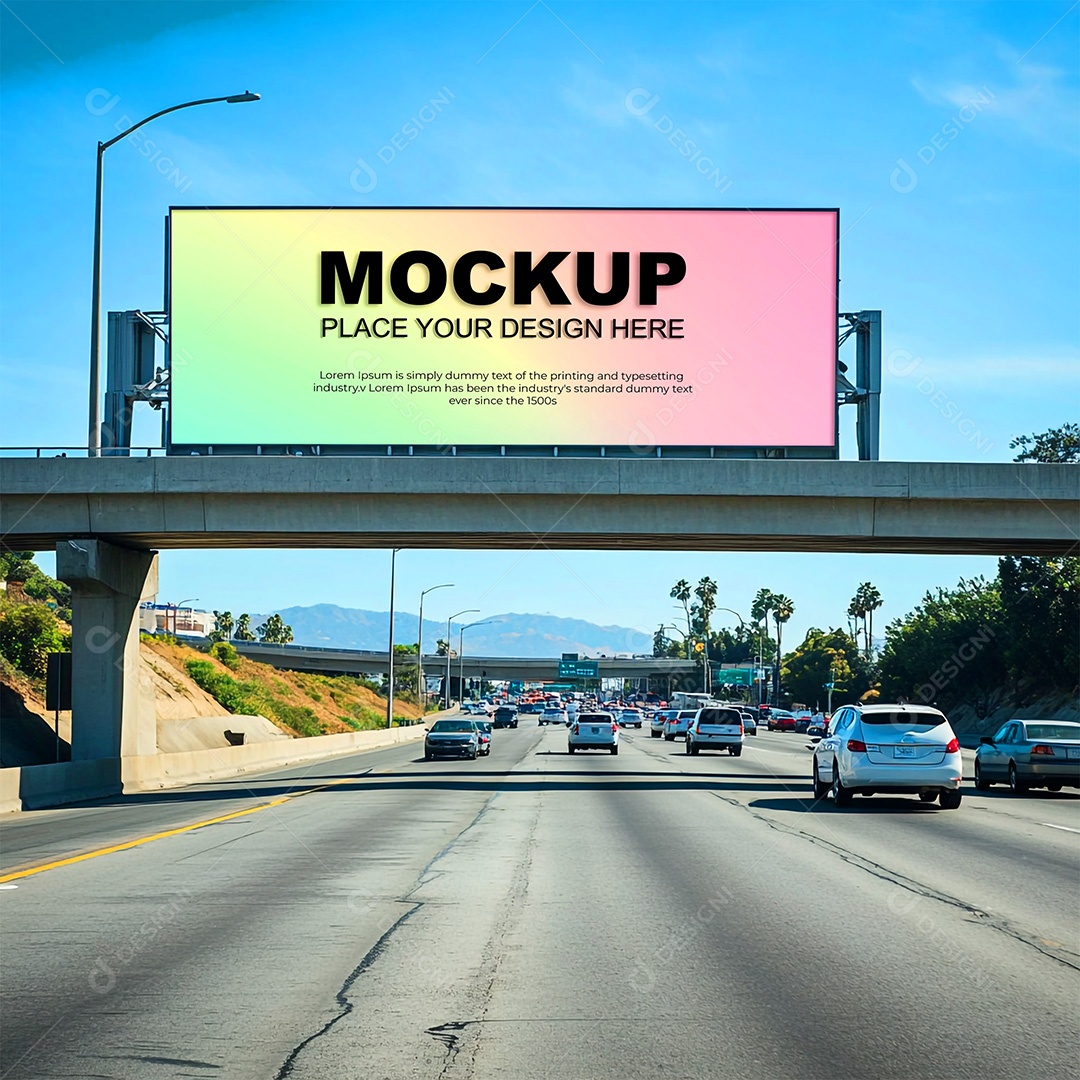 Mockup Anúncio Publicitário PSD Editável